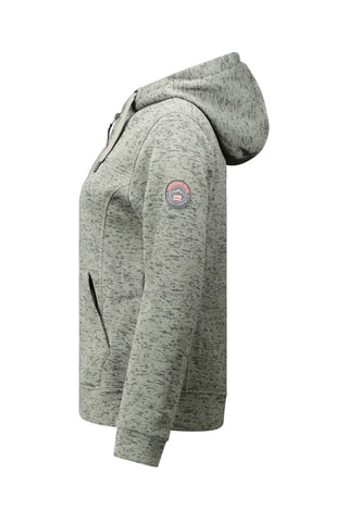 Fleece Sweater Talerteak - Gemêleerd Donkergrijs