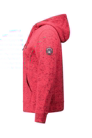 Fleece Sweater Talerteak - Gemêleerd Fuchsia