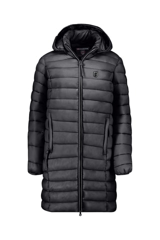 Doudoune longue à capuche Akitaleak - Noir