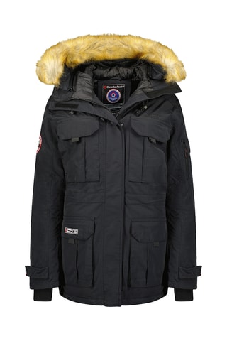 Parka met Capuchon Babiloneak - Zwart
