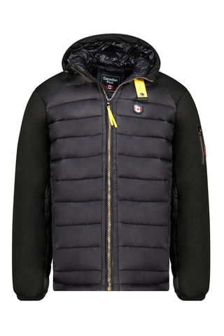 Gewatteerde Jas met Capuchon Abatoreak - Zwart