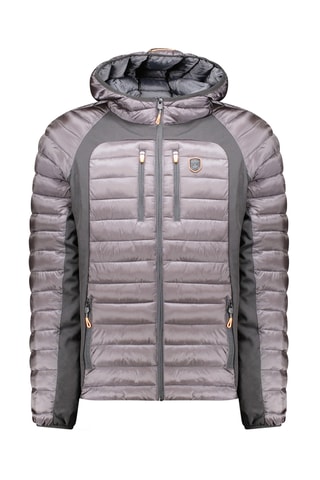 Gewatteerde Jas met Capuchon Diaboleak - Donkergrijs