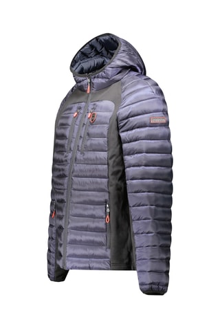 Gewatteerde Jas met Capuchon Diaboleak - Marineblauw