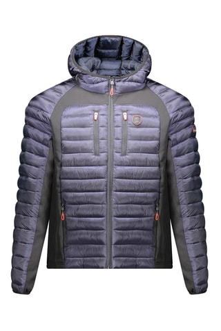 Gewatteerde Jas met Capuchon Diaboleak - Marineblauw