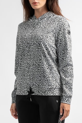 Sweater met Capuchon Droper - Zwart en Wit