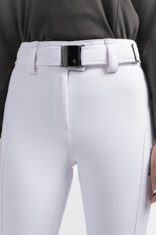 Skibroek Slim Fit Softshell Izalys - Wit