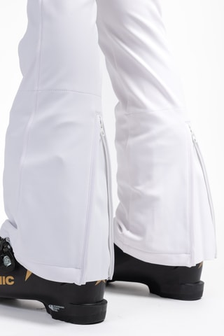 Skibroek Slim Fit Softshell Izalys - Wit