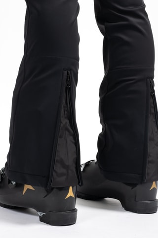 Skibroek Slim Fit Softshell Izalys - Zwart