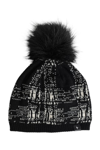 Muts met Pompon Jaspy - Zwart