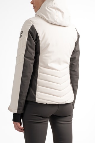 Gewatteerde Ski-jas met Capuchon Karli - Lichtbeige