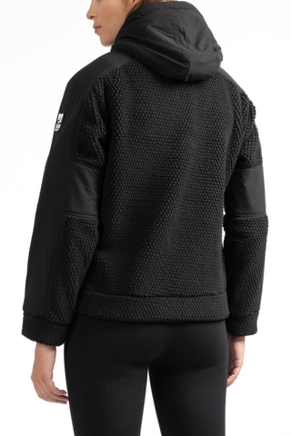 Fleece Ski-jasje met Capuchon Ramba - Zwart