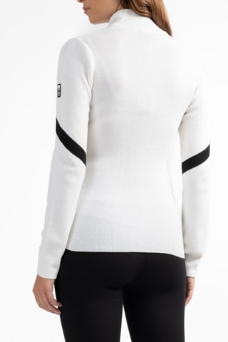 Merinoswollen Vest Uzzu - Wit en Zwart