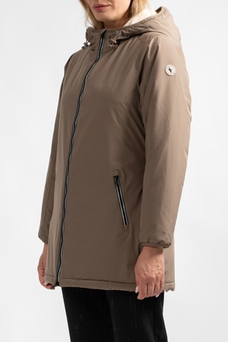 Parka met Capuchon Yattax - Taupe
