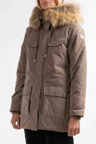 Parka met Capuchon Ystria - Taupe