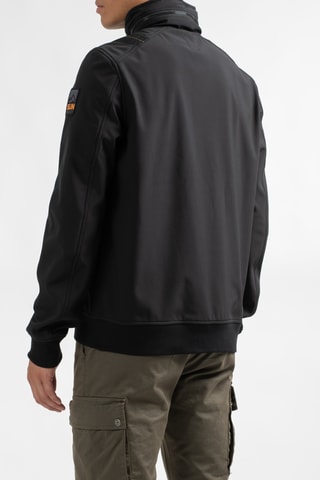 Jasje Softshell met Capuchon Eben - Zwart