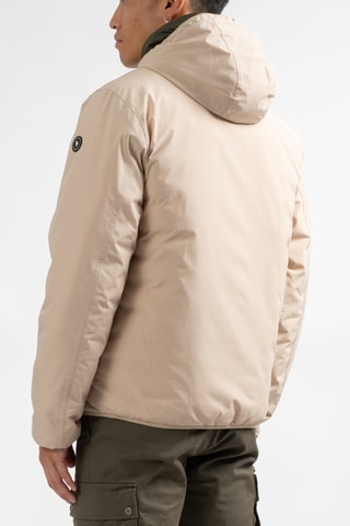 Gewatteerde Jas met Capuchon Estrym - Beige