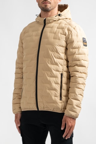 Gewatteerde Jas met Capuchon Astaneak - Beige