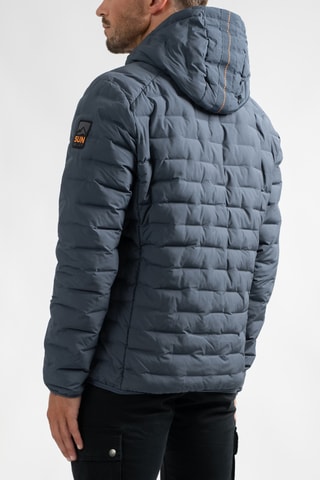 Gewatteerde Jas met Capuchon Astaneak - Donkerblauw