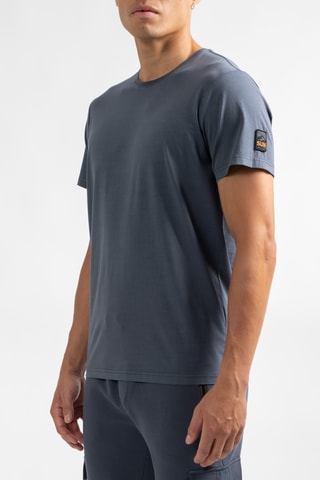 T-shirt Chaam - Kobaltblauw