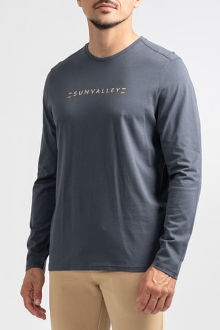 T-shirt Coradin - Kobaltblauw