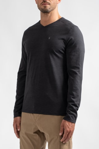 T-shirt Corlis - Gemêleerd Zwart