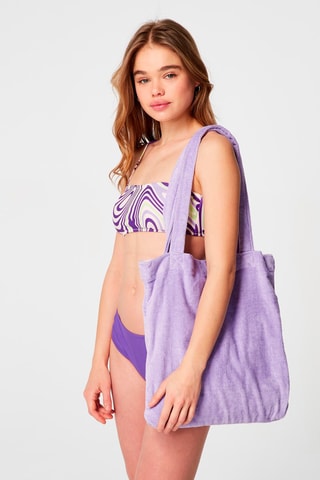 Bolso de terciopelo - Violeta