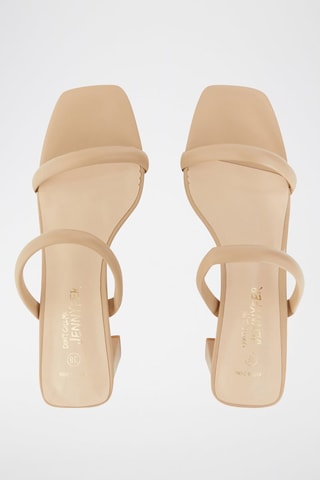 Sandalias de tacón - Beige