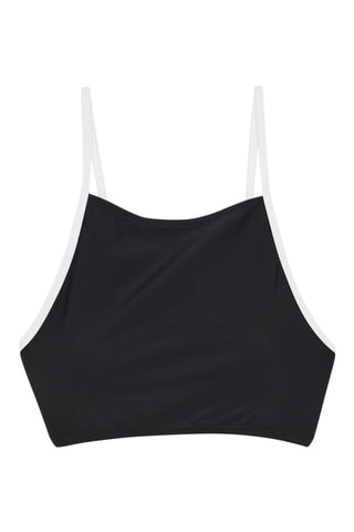 Sujetador de bikini con relleno - Negro 