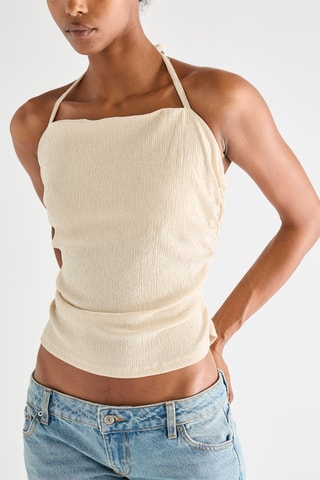 Top de tirantes - Beige