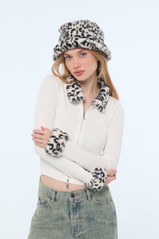 Cárdigan corto - Crudo