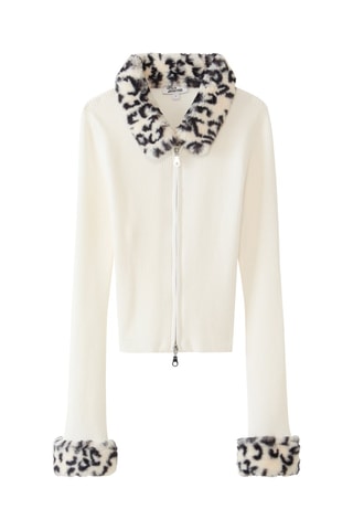 Cárdigan corto - Crudo