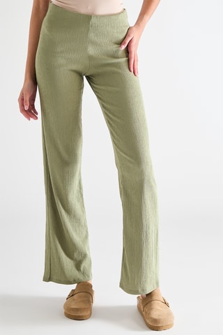 Pantalón de tiro alto - Verde claro