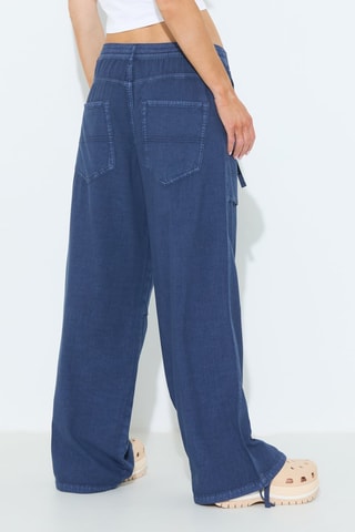 Pantalón fluido - Azul marino