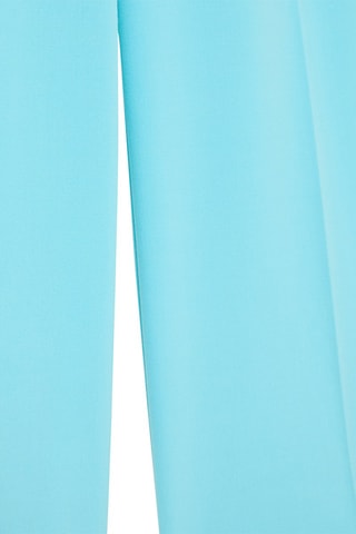 Pantalón palazzo ancho de tiro alto - Turquesa