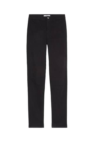 Jeggings de tiro alto - Negro