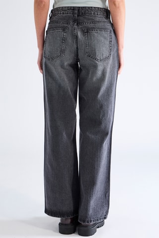 Pantalón recto - Negro