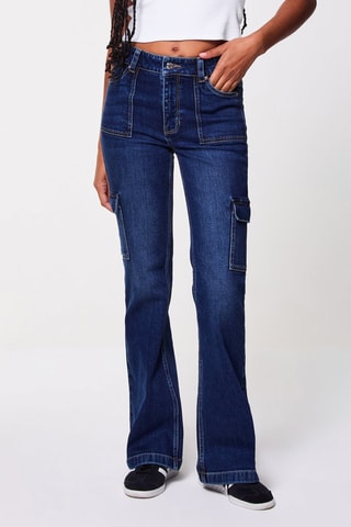 Vaquero flare - Azul oscuro
