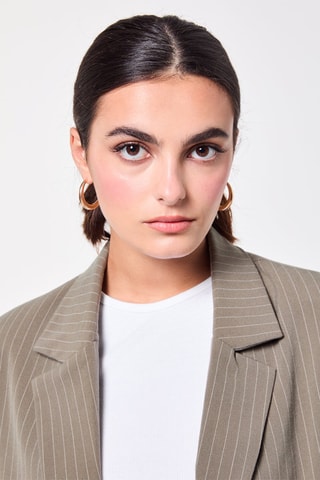 Chaqueta oversize - Caqui