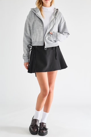 Top - Blanco y azul marino