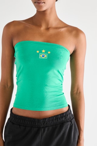 Top bustier - Verde