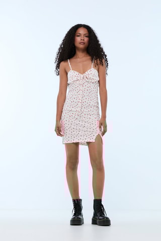 Vestido recto - Blanco