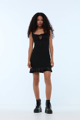 Vestido recto - Negro