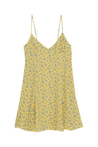 Vestido trapecio - Amarillo