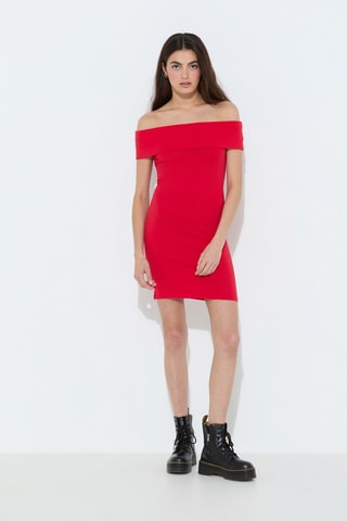 Vestido de tubo - Rojo