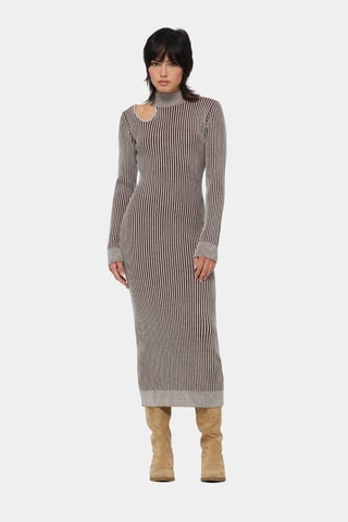 Vestido largo - Marrón oscuro