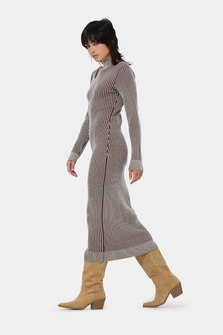 Vestido largo - Marrón oscuro