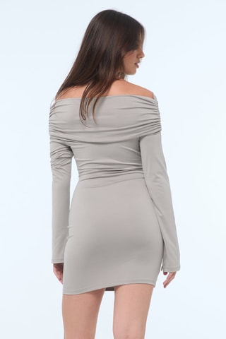 Vestido de tubo - Gris claro