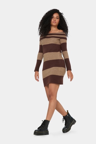 Vestido jersey - Marrón claro