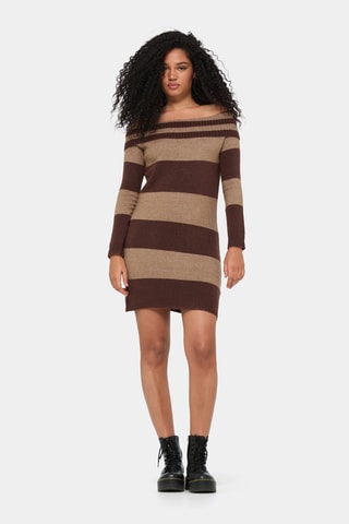 Vestido jersey - Marrón claro