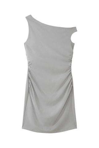 Vestido recto - Gris claro